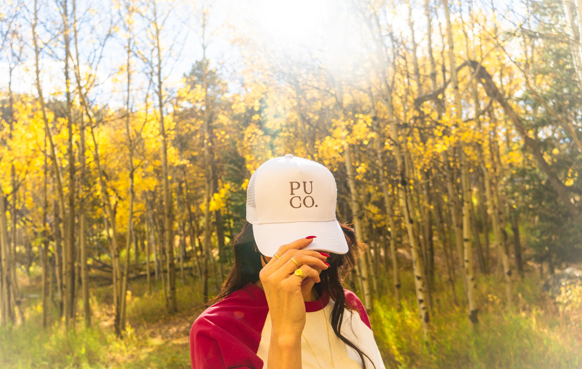 White Trucker Hat
